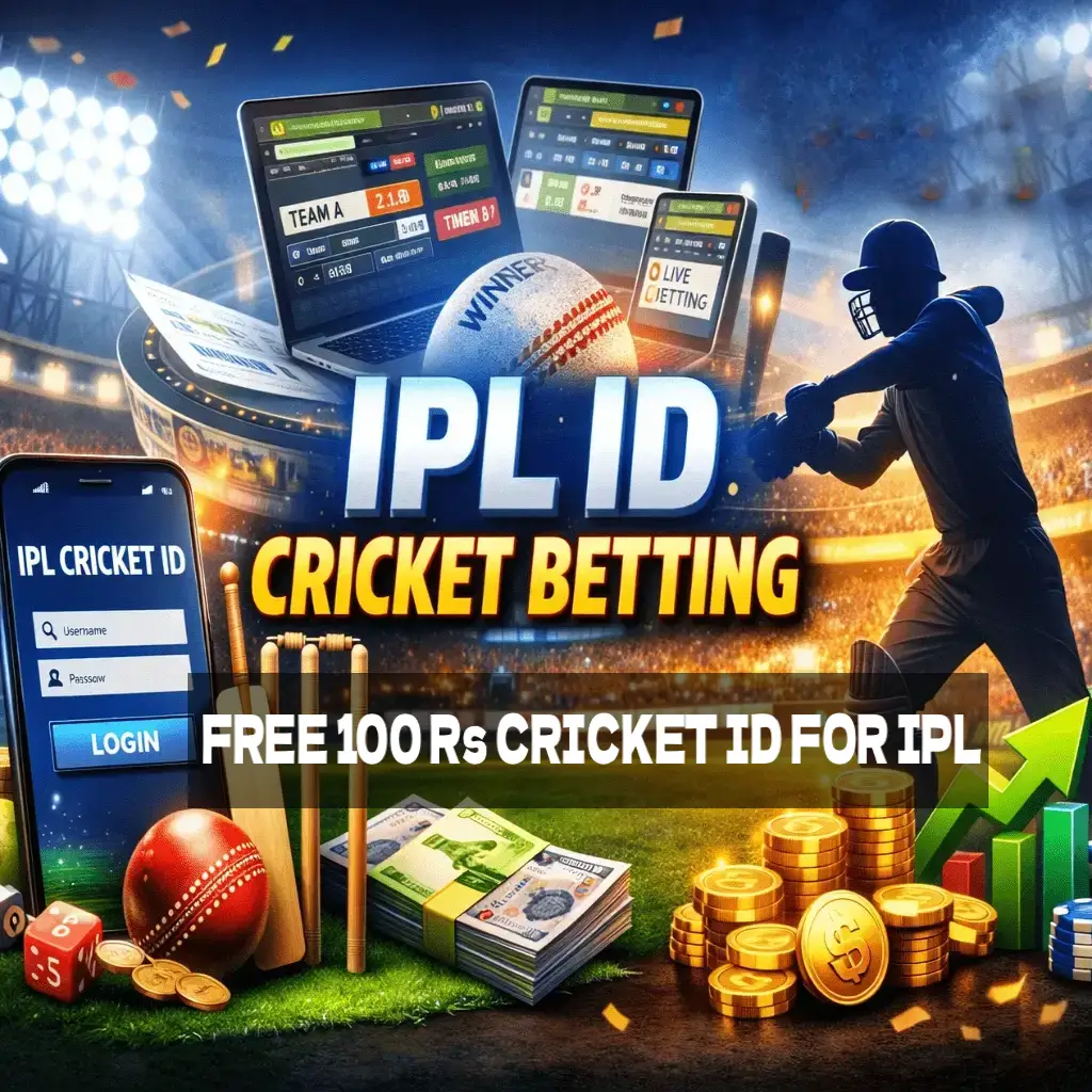 Free 100 rupees Cricket ID